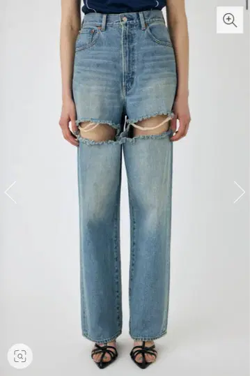 MOUSSY CUT OUTLOOSE DENIM