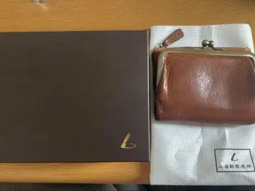 츠치야 가방 톤 오일 누메 가마구치 반지갑