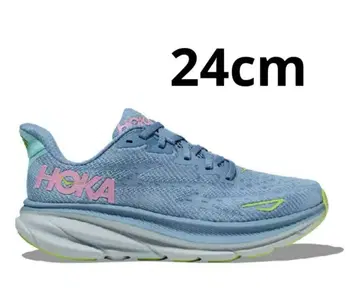 HOKA 호카 CLIFTON 9 WIDE 24 cm 스카이블루 와이드