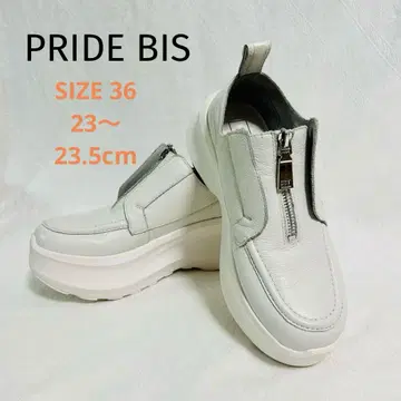 희귀 레어 PRIDE BIS 소재 MIX 스트레치 부츠 통굽 가죽