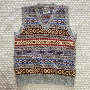 제이미슨 니트 베스트 사이즈 S 그레이