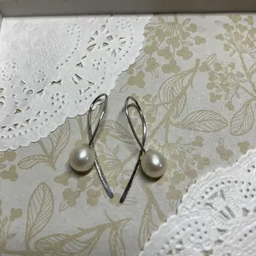 K10 펄 후프 귀걸이