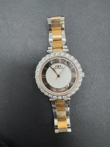 TECHNOS 여성용 손목시계 로즈 골드