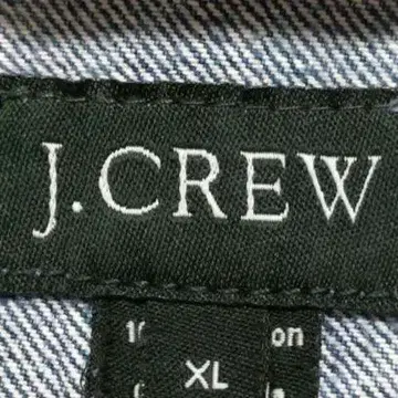 00'S J.CREW 데님 재킷 데미지 가공 빅 실루엣