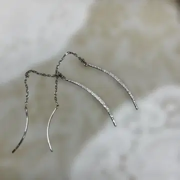 K10 금 롱 귀걸이