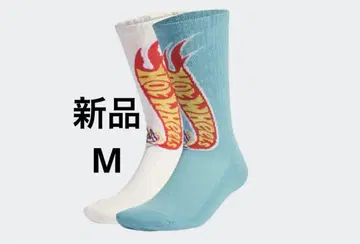adidas x SW x Hot Wheels 크루 삭스 2족 (M)