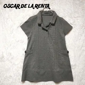 OSCAR DE LA RENTA 튜닉 원피스 그레이 M~L 정도