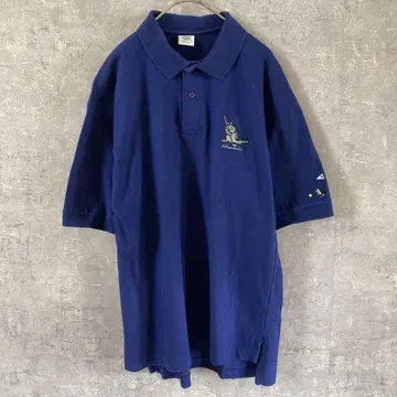 [ USA 90s ] Crazy Shirts 크리반 캣 피케 셔츠 M