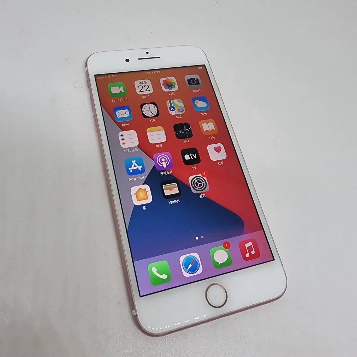 APPLE 애플 iPhone Plus Rose Gold 128GB (Battery Health 100