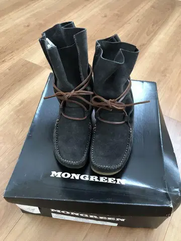 나노 유니버스 MONGREEN 스웨이드 부츠