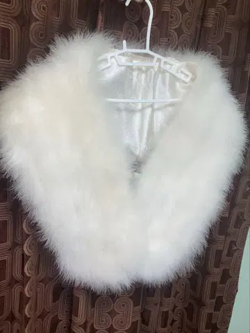 후리소데용 숄 화이트