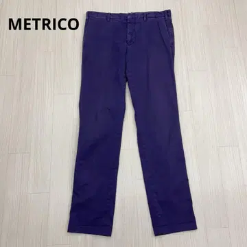 METRICO 메트리코 남성용 치노 팬츠 스트레치 스트레이트 팬츠