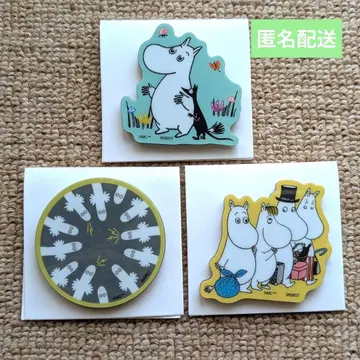 MOOMIN 다이컷 아크릴 마그넷 3세트