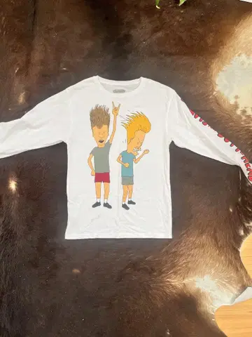 Beavis and Butt-Head 롱 슬리브 T셔츠 구제 의류