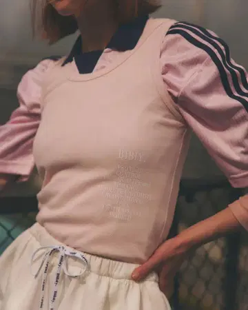 BIBIY. LETTER TANK TOP 비비 레터 탱크탑