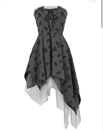 [ BELEAR MIMI ] 로즈 헴 미니 원피스