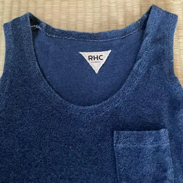RHC 론 헤르만 롱 원피스 파일 원단 네이비 데님 컬러