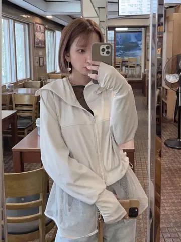 [ 새상품급 ] 시이쨩 완전 차광 후드티 그레이지