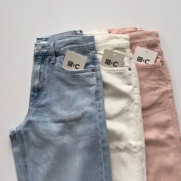 UNIQLO:C 유니클로 C 와이드 스트레이트 청바지 26인치