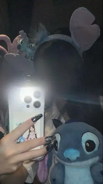 스티치 머리띠
