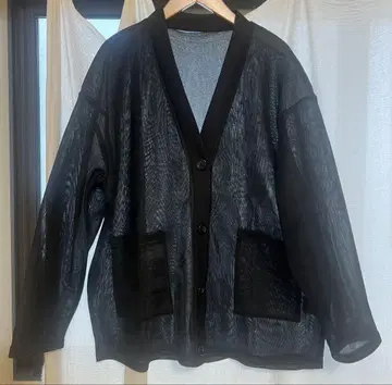 메쉬 가디건