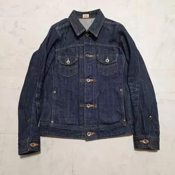 Lee 데님 자켓 화이트 택 다크 네이비 30년대 복각 2nd 카우보이