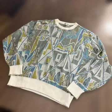 90s 빈티지 긴팔 스웨터 린넨 50%