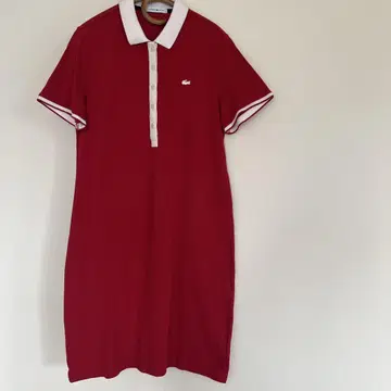LACOSTE SPORT 라코스테 폴로 셔츠 원피스 레드 계열 40 L