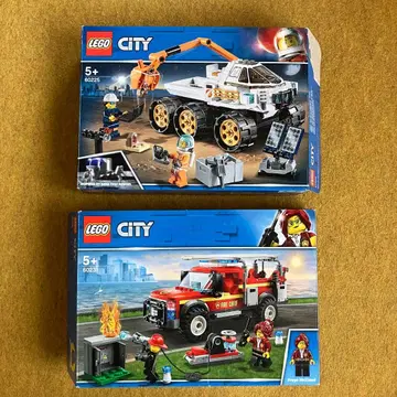 LEGO CITY 60225 출동! 화성 탐사차 60231 특급 소방차