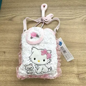 [미사용 새상품] 산리오 챠미 키티 미니백 프릴 푹신푹신
