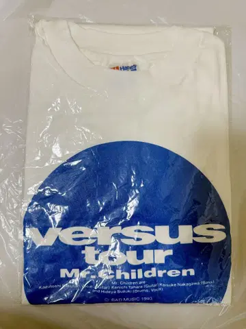 미개봉 Mr.Children versus tour T셔츠 미스치루