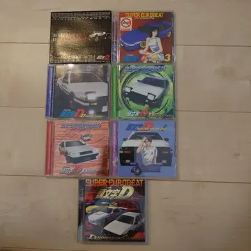 SUPER EUROBEAT INITIAL D 7매 세트