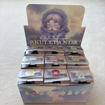 SKULLPANDA L'impressionnisme 봉제 인형 펜던트