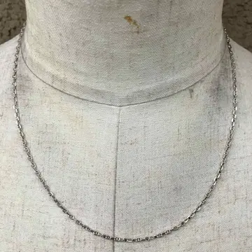 SILVER925 NARROW ANCHOR NECKLACE / 실버