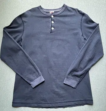 새상품급 BARNS OUTFITTERS 헨리넥 T셔츠 네이비 긴팔