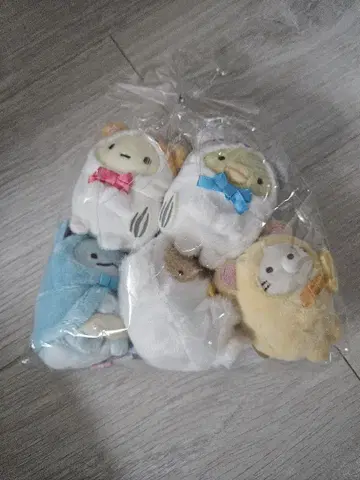 스미코구라시 손바닥 봉제 인형 5개 세트