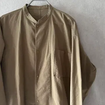 Muji labo 태번수 워싱 옥스 리버서블 셔츠 자켓