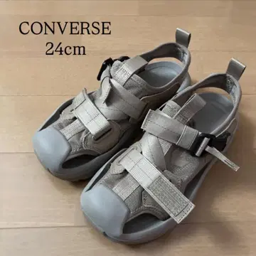 CONVERSE MSD CP 아웃도어 샌들 24cm 베이지 수상 겸용
