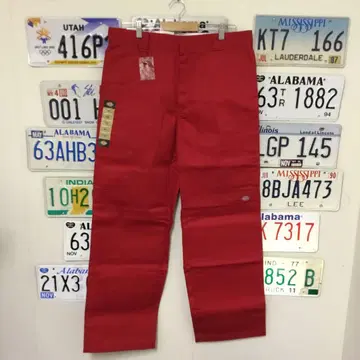 미사용 새상품 Dickies 디키즈 더블니 36 x 32 워크 와이드
