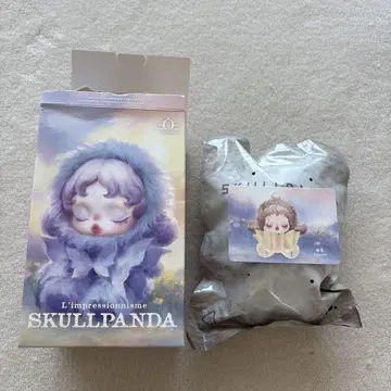 SKULLPANDA L'impressionnisme 봉제 인형 펜던트