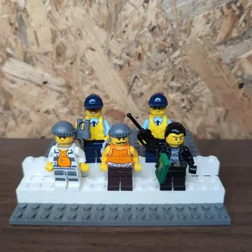 LEGO 해상 폴리스 & 도둑 피규어 5개 세트