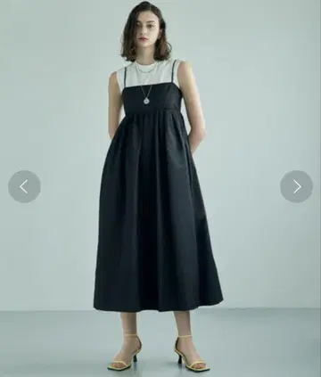 Mila Owen 탱크 레이어드 볼륨 캐미 원피스