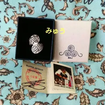 유럽항로 / 실버 925 더블 라운드 반지 (Made in 몰타섬)