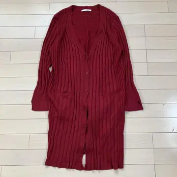 8.22 STC:R STC:R 가디건 레드 L