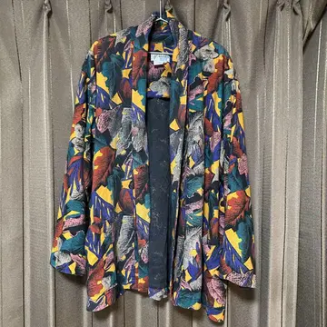 1980년대 실크 기모노 자켓