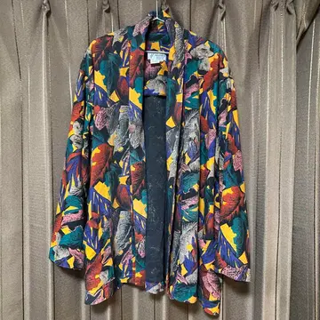 1980년대 실크 기모노 자켓