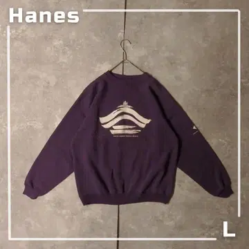 [USA 제작 90년대] Hanes HEAVYWEIGHT 맨투맨 L 퍼플