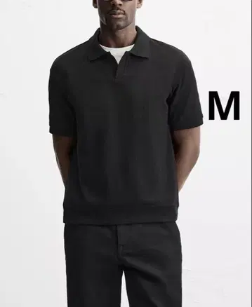 ZARA 자라 세로 텍스처 피케 셔츠 새상품, 미사용