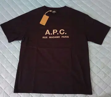 BEAMS 별주 A.P.C. 로고 T셔츠 네이비 다크 네이비