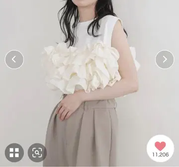 LIAN 프릴 뷔스티에 도킹 T